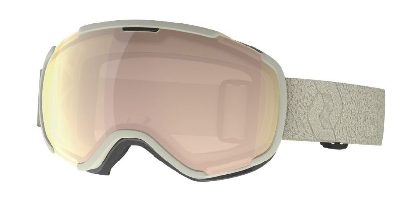 очки маска для горных лыж scott faze ll light beige/enhancer rose chrome