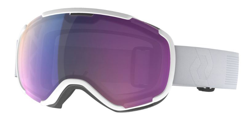 очки маска для горных лыж scott faze ll mineral white/enhancer teal chrome