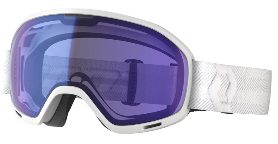 очки маска для горных лыж scott unlimited ii otg illuminator mineral white/illuminator blue chrome
