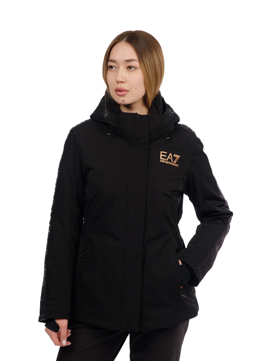 куртка женская ea7 emporio armani 6rtg13 black