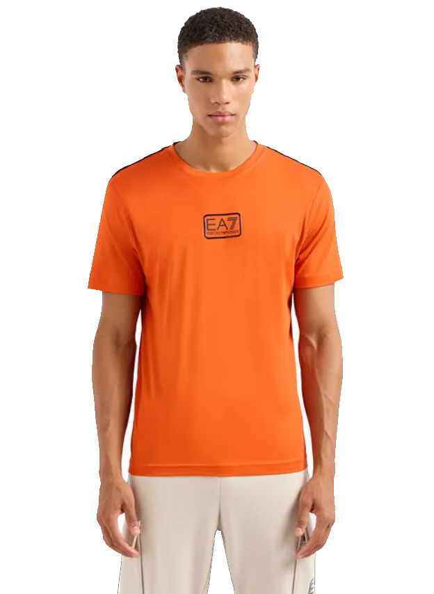 футболка мужская ea7 emporio armani 6rpt05 pureed/pumpkin