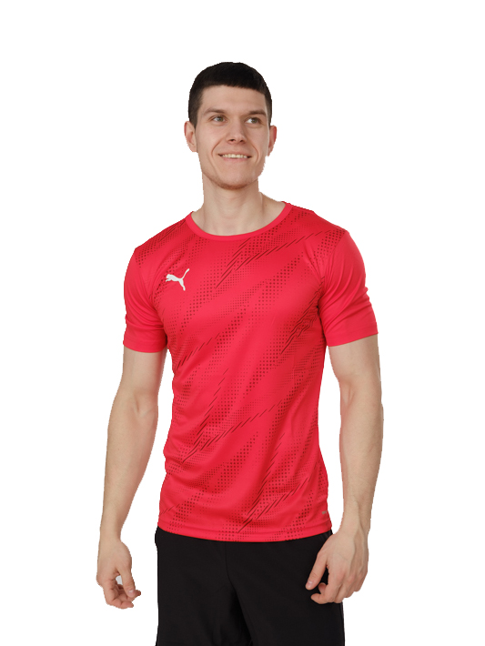 футболка мужская puma individualrise graphic красный