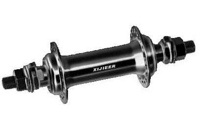 Втулка передняя Vinca Sport 3/8"*14G*36H*100*140 на гайках черная