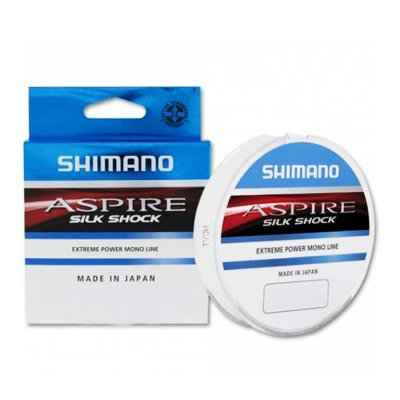 леска shimano aspire silk shock 150м прозрачн. 0.18мм 3.6кг