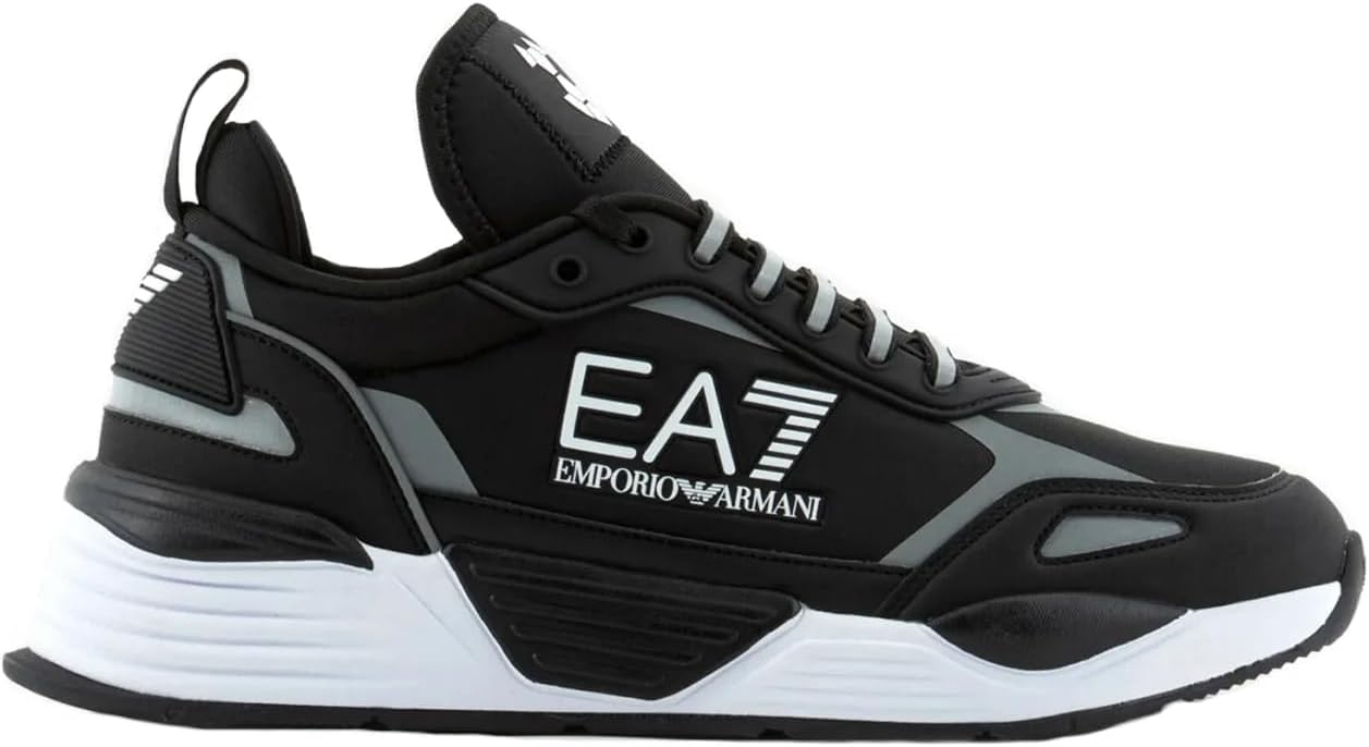 Кроссовки мужские EA7 Emporio Armani X8X159 black/silver