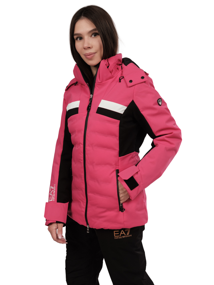 куртка женская ea7 emporio armani 6rtg06 pink/peacock