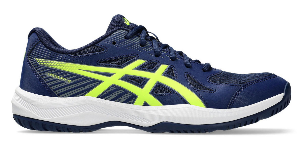 Кроссовки мужские для волейбола Asics Upcourt 6 blue/yellow