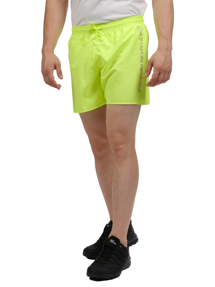 Шорты мужские EA7 Emporio Armani 902035 giallo fluo