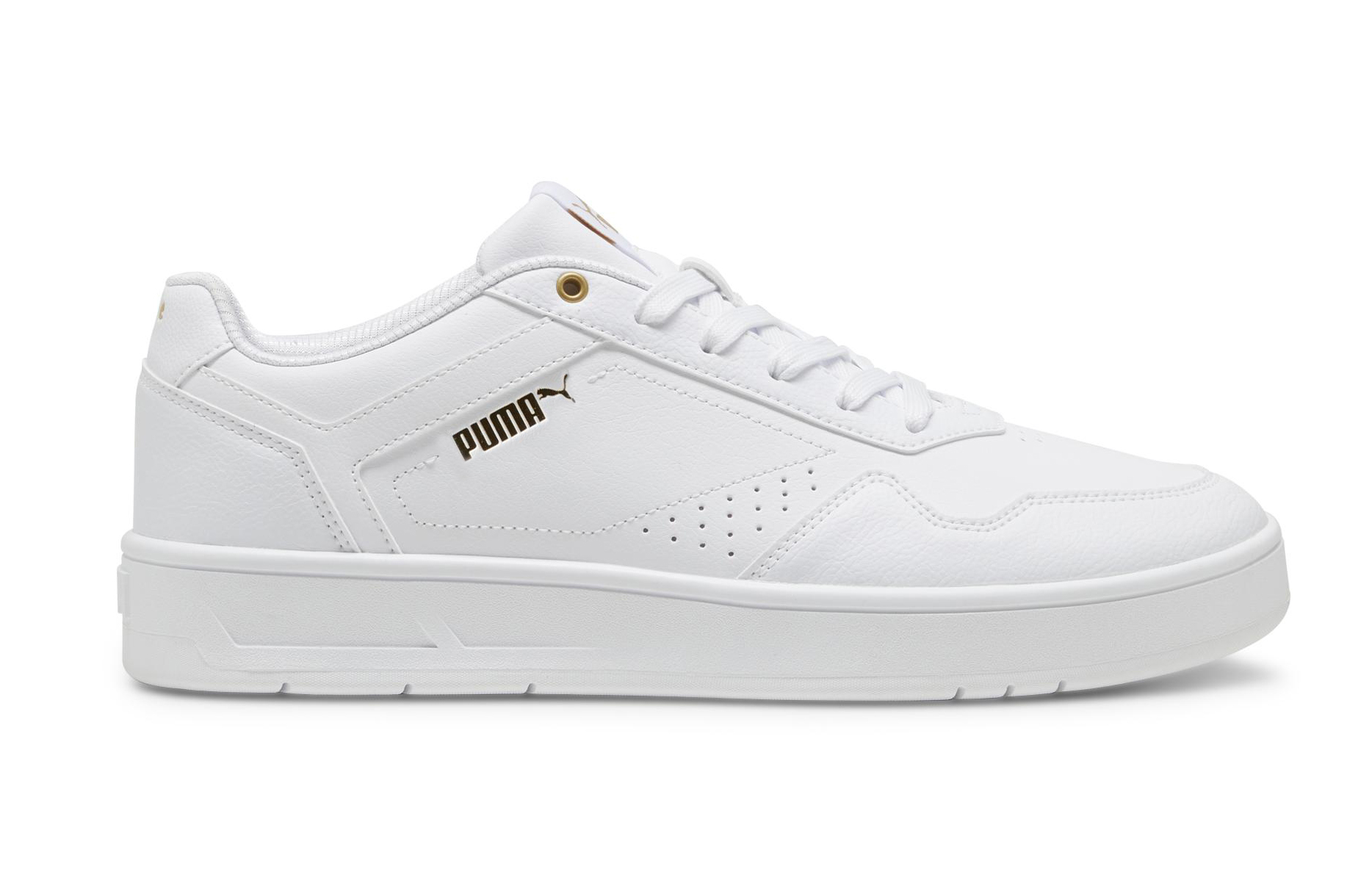 Кеды женские Puma Court Classic белый/золотой