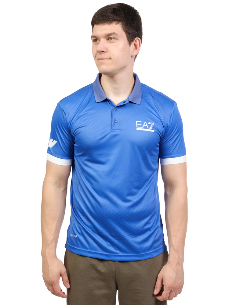 Поло мужское EA7 Emporio Armani 3DPF09 marlin