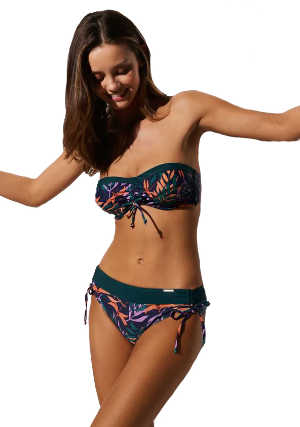 Купальник женский Ysabel Mora 82722 т.синий/зеленый